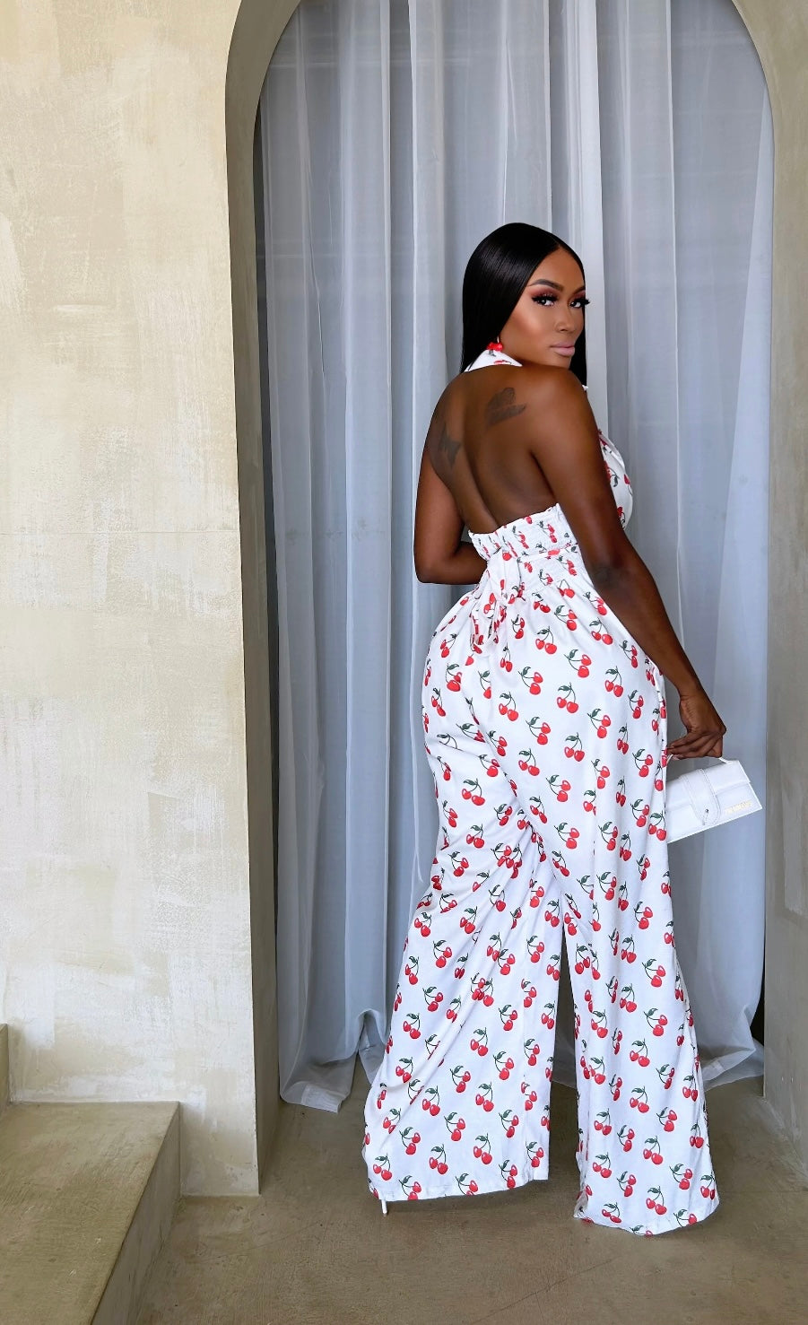 Cherry blossom jumpsuit